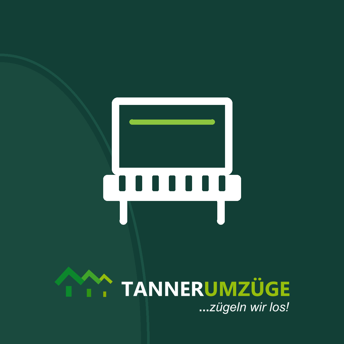 Symbol Klaviertransport, Tanner Umzüge AG, Zürich