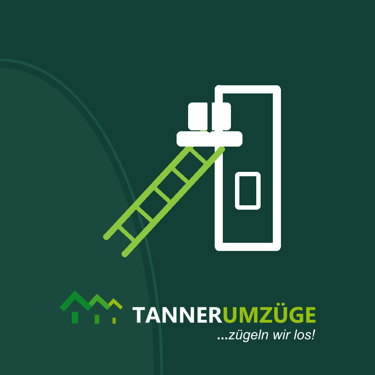 Symbol Umzug mit Möbellift, Tanner Umzüge AG, Zürich